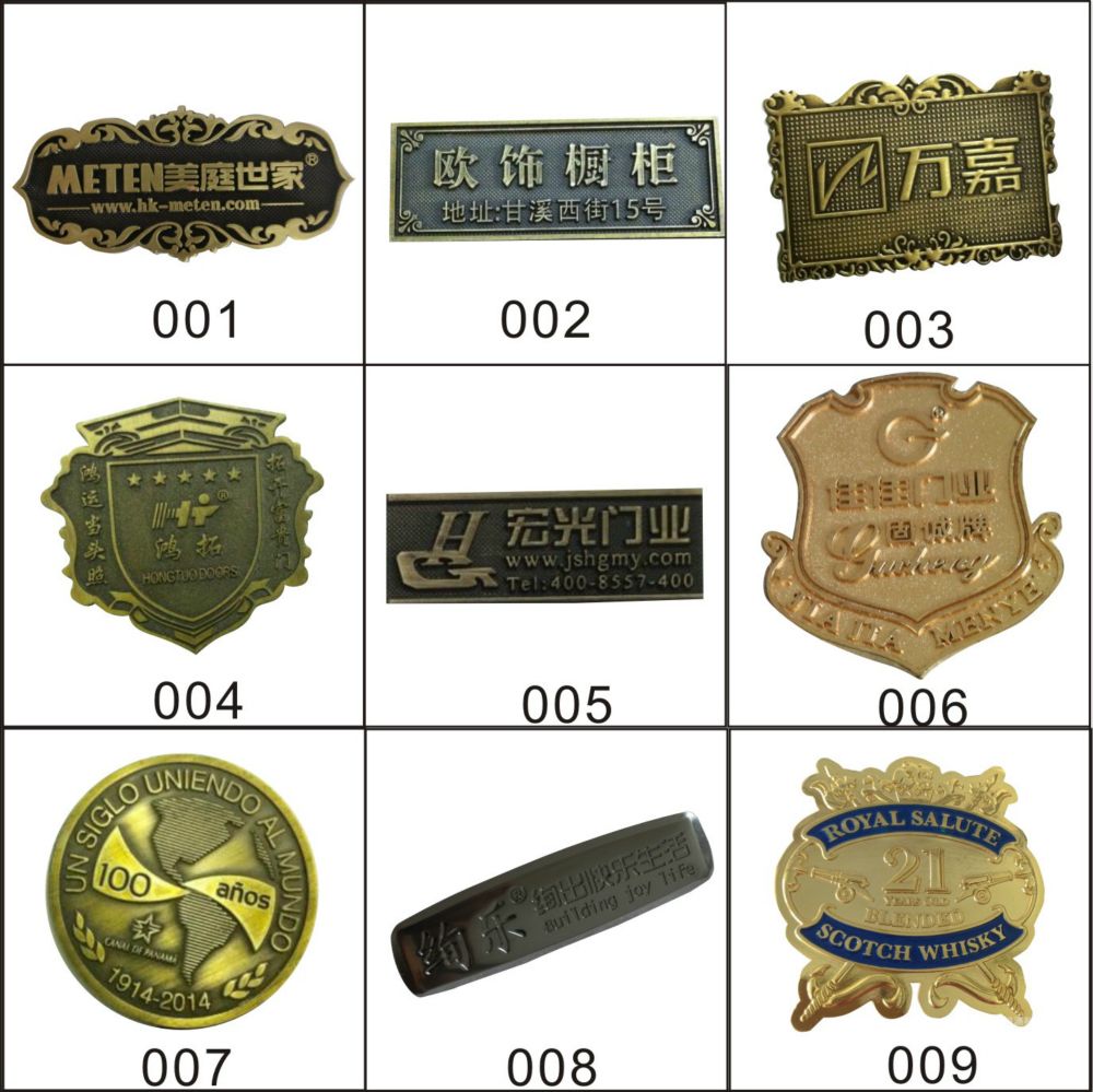 金屬高光標牌 從合金拉絲到電鍍工藝，在家具衛浴及門業中的精致銘牌應用